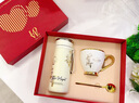 瓷許CIXU高顏值保溫杯女士茶水分離杯高檔實(shí)用三八婦女節(jié)禮物生日隨行送禮 鈴蘭白-心動(dòng)禮盒【純鈦內(nèi)膽】 曬單實(shí)拍圖