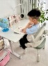 飛旺藤達(dá)升降學(xué)習(xí)桌中小學(xué)生家用手搖升降電腦桌書桌學(xué)生寫字桌手動桌 【極簡·白-手搖升降】80*60單桌 曬單實拍圖