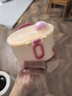 babycare嬰兒奶粉盒寶寶便攜奶粉輔食儲存盒大容量恐龍奶粉盒 奶油黃380ml 曬單實(shí)拍圖