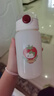 【京東物流】新款塑料兒童吸管杯可愛卡通直飲杯子便攜學(xué)生女 紅色 450ml 櫻桃小貓 曬單實(shí)拍圖