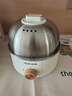奧克斯煮蛋器蒸蛋器自動斷電2025新款煮雞蛋神器可預約定時小型迷你鍋蒸煮一體機早餐機多功能防干燒蒸鍋 雙層 丨可蒸可煮定時丨加寬加高不銹鋼 曬單實拍圖
