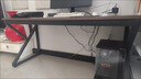 顧家家居電腦桌家用書房臺(tái)式電競(jìng)桌子工作臺(tái)移動(dòng)辦公桌簡(jiǎn)易寫字桌學(xué)生書桌 K型加固【胡桃木色】120CM包安裝 曬單實(shí)拍圖