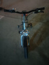 永久（FOREVER）兒童自行車(chē)3-6-10-12歲兒童單車(chē)男孩童車(chē)女童自行車(chē) 月光銀 一體輪 后座版 16寸【適合身高105-135】 曬單實(shí)拍圖