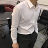 紅豆DP成衣純棉免燙襯衫男士春秋商務(wù)休閑職業(yè)工裝彈力抗皺襯衣可機洗 GC999淺藍 (純棉免燙) 41 碼【145-160斤】 曬單實(shí)拍圖
