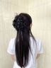 龍姑娘成人超大黑色蕾絲抓夾流蘇網(wǎng)紗銀色夾顯發(fā)量后腦勺氣質(zhì)貴婦鯊魚(yú)夾 1#黑色 曬單實(shí)拍圖