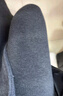覓橘鞠婧祎同款打底襪女秋冬加絨新疆棉超顯瘦踩腳連腳連褲襪 連腳-深灰色 1雙 均碼 秋冬款-厚絨（適合 5-20度） 曬單實(shí)拍圖