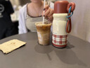 物生物（RELEA）保溫杯水杯女大容量吸管杯316L帶杯蓋學(xué)生杯子高顏值教師節禮物 曬單實(shí)拍圖
