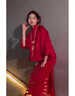 斯睿霖禮服新中式紅色旗袍結(jié)婚新娘2025熱賣回門訂婚中式敬酒出閣 N-822上衣 M 曬單實拍圖
