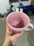 迪士尼可愛(ài)陶瓷杯禮物水杯女生杯子牛奶咖啡杯加厚高顏值卡通杯 草莓熊順興杯一個(gè) 曬單實(shí)拍圖