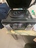 UKYK德國品牌柏林之聲高品質黑膠唱片機cd一體機播放機藍牙音響LP電唱機留聲機臺式家黑色大功放設備cd 黑色 曬單實拍圖