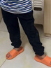 水孩兒（SOUHAIT）童裝男童女童褲子2025秋季新款兒童長褲 藏藍(lán)SHTQND05CK694B09 160 曬單實(shí)拍圖