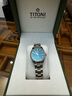 梅花（Titoni）瑞士手表 空中霸王系列 機(jī)械鋼帶女表29mm 23743-S-682送女友禮物 曬單實(shí)拍圖