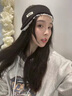 BIBK德國孕婦產(chǎn)后外出護(hù)額頭帶保暖發(fā)帶睡覺帽子防風(fēng)護(hù)坐月子保暖耳罩 卡其(仿貂毛) 曬單實(shí)拍圖