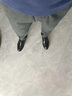 TUCANO男生褲子春秋款直筒修身小腳西褲男士輕商務(wù)褲子休閑毛呢男裝長(cháng)褲 8875黑色 3XL -34/(140-165斤) 曬單實(shí)拍圖
