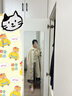 無(wú)印良品（MUJI）女式不易沾水防紫外線立領(lǐng)大衣防曬衣服女款25年早秋風(fēng)衣外套女裝 象牙色 L (165/88A) 曬單實(shí)拍圖