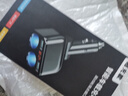 車(chē)載充電器一拖二轉換插頭usb手機汽車(chē)行車(chē)記錄儀充電快充 點(diǎn)煙器【雙點(diǎn)煙+雙USB口】快充版 曬單實(shí)拍圖