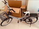 ICOLOUR折疊自行車成人男女超輕便攜單車變速減震通勤代步車后備箱免安裝 【免安裝】頂配版單速-時尚黑 20寸【適合身高：140-170cm】 曬單實拍圖