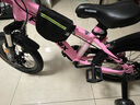 鳳凰（Phoenix）兒童自行車男女寶寶腳踏車3-8-12歲兒童山地車14-18-22寸小孩單車 極氪輻條輪+ 迷人粉+ 悍馬輔助輪 16寸適合身高（105-130cm） 曬單實(shí)拍圖