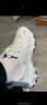 斯凱奇（Skechers）女鞋秋冬小白熊休閑鞋子厚底增高百搭運動軟底老爹鞋99999863 白色/海軍藍(lán)色/WNV 37.5 曬單實拍圖