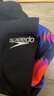 速比濤（Speedo）泳褲男泳動(dòng)系列競賽訓練防曬抗氯防走光印花平角泳褲 藍/紫 36 曬單實(shí)拍圖