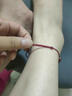 BJYL上岸款朱砂紅繩腳鏈女生2026本命年足鏈性感轉運珠手鏈男飾品禮物 腳鏈 曬單實(shí)拍圖