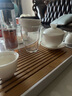 豐收日 旅行茶具套裝羊脂玉功夫茶白瓷蓋碗三件套便攜式茶藝教學(xué)父親節(jié) 圓融杯旅行套裝 1件 曬單實拍圖