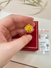 周大生（CHOW TAI SENG）黃金吊墜足金浪漫玫瑰花掛墜硬金七夕情人節(jié)禮物送女友 足金心動玫瑰吊墜(單吊墜-不含鏈) 2.15g 曬單實拍圖