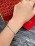 中國黃金（CHINA GOLD）錦鯉足銀手鐲女款如魚得水銀鐲子情人節(jié)生日禮物送女生媽媽老婆 錦鯉手鐲  約15g 曬單實拍圖