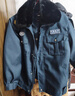 仰逸2011式冬季保安服新式加厚棉衣小區物業(yè)保安大衣多功能防寒棉服男 墨綠棉衣+標貼 190 曬單實(shí)拍圖
