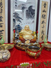黃銅彌勒佛擺件客廳供奉銅像大肚笑口常開八方來財(cái)彌勒佛佛像大號 銅彩精工款-40號八方來財(cái)彌勒佛 曬單實(shí)拍圖