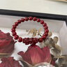 RWTW朱砂貔貅手串男士轉(zhuǎn)運(yùn)珠女款 本命年七夕禮物 8mm珠(紫金砂) 曬單實(shí)拍圖