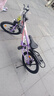 永久青少年兒童自行車(chē)男女孩碟剎山地車(chē)變速減震學(xué)生腳踏車(chē)越野單車(chē) 紫粉 單速 輻條輪 95%免裝+LED燈 20寸【建議身高130-145cm】 曬單實(shí)拍圖