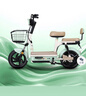 小鳥(niǎo)國標電動(dòng)自行車(chē)48V鉛酸電池真空輪胎通勤代步兩輪電瓶車(chē)電動(dòng)車(chē) G79B 豆綠【48V20A】 曬單實(shí)拍圖