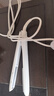 RUSE弧形夾板直板夾卷發(fā)棒七夕禮物卷直兩用正負離子電夾板高顱頂神器宿舍可用燙發(fā)旅行便攜 白色 25mm 弧形夾板 曬單實(shí)拍圖