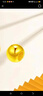 縱橫金業(yè)足金999  黃金轉運珠 金珠子  1克 單顆 散珠 手串diy 1克  轉運珠 曬單實(shí)拍圖