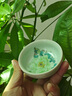 寅社莊曉明作品手繪《國色天香》主人杯喝茶杯高檔陶瓷專用大號品茗杯 國色天香（綠）-普洱杯 曬單實拍圖