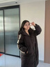 鴨鴨羽絨服女長(zhǎng)款過(guò)膝2025冬季新款韓版時(shí)尚加厚保暖戶外運(yùn)動(dòng)極寒外套 白色 M (160) 曬單實(shí)拍圖