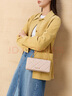 CHARLES&KEITH質(zhì)感菱格鏈條小方錢(qián)包女包包女包生日禮物CK6-10680924 Light Pink淺粉色 XS 曬單實(shí)拍圖