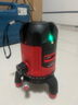 德力西電氣（DELIXI ELECTRIC）紅外線水平儀高精度強光細線自動調(diào)平綠光藍室外戶外建筑便攜激光 高精度強光綠光3線+兩塊電池 曬單實拍圖