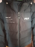 斐樂(lè )（FILA）官方男士羽絨服冬季保暖白色潮流運動(dòng)加厚外套男短款棉羽 正黑色-BK L 175/96A 曬單實(shí)拍圖