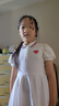 巴拉巴拉女童夏裝兒童連衣裙中大童學(xué)院風(fēng)撞色甜美裙子泡泡袖208224111003 曬單實(shí)拍圖