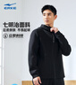 鴻星爾克立型科技|外套男秋季男士運動服連帽開衫休閑騎行衛(wèi)衣夾克男款 正黑 L 曬單實拍圖