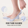 ubras3雙隱形無(wú)痕淺口防滑船襪子女襪防掉跟 漣漪藍+冰綠+星黛紫 曬單實(shí)拍圖