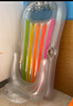 INTEX 58802充氣扶手靠背浮排水上休閑沖浪浮排兒童玩具 藍銀隨機發(fā) 曬單實(shí)拍圖