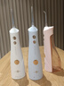 博皓（prooral）電動(dòng)沖牙器家用洗牙器沖洗器水牙線清理牙齒器牙縫深度清潔牙垢去除工具剔牙周炎正畸呵護(hù)5025plus 瓷白 |智能屏顯 |270ml水箱 曬單實(shí)拍圖