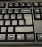 雙飛燕（A4TECH) WK-100 有線鍵盤 辦公打字用薄膜鍵盤筆記本外接臺式電腦通用鍵盤104鍵 USB接口 黑色 曬單實拍圖