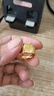薩蒂瑪香港免稅金色999黃金戒指男士福字戒指老公男朋友禮物高防不掉色 6.1g 曬單實拍圖