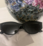BOLON暴龍眼鏡王鶴棣同款25年新品貓眼太陽鏡女偏光墨鏡男BL3208 C10 曬單實(shí)拍圖