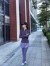 百思絨大碼微胖mm健身瑜伽服套裝女春秋新款戶(hù)外晨跑步運動(dòng)服速干衣 曬單實(shí)拍圖