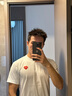COMME DES GARCONS 川久保玲七夕禮物CDG play夏季新款運動潮流休閑男短袖t恤白色 M 曬單實拍圖